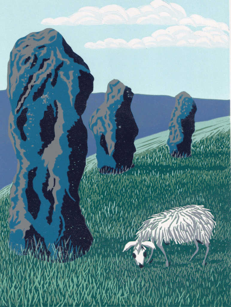 Avebury Stones and Sheep